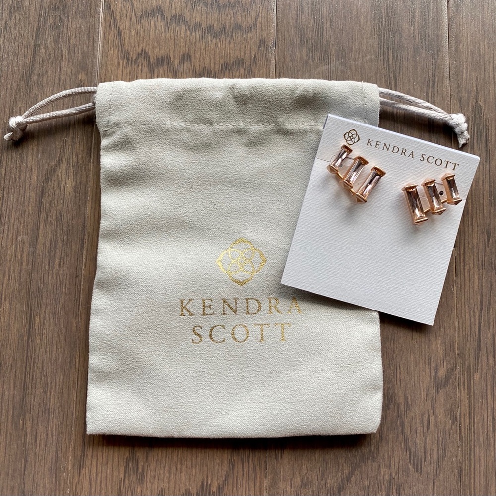 Kendra Scott Brooks Rose Gold Ear Climbers